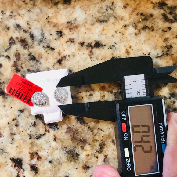 Pear REAL DIAMOND earrings 1/2CT w/ appraisal doc - Picture 8 of 8